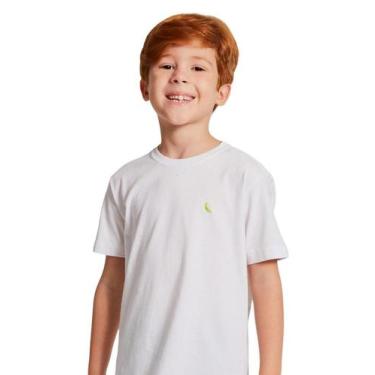 Imagem de Camiseta Pica Pau Bordado Neon Reserva Mini, Branco, 14