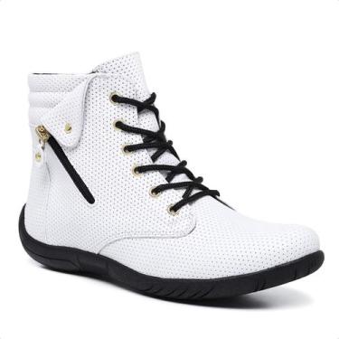 Imagem de Bota Botinha Coturno Feminino Blogueira Super Confortável e Estilo - D