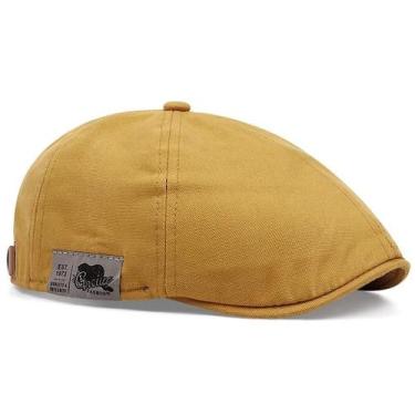 Imagem de Boina Masculina e Feminina Vintage de Linho - Estilo Hip Hop 1973, Cód