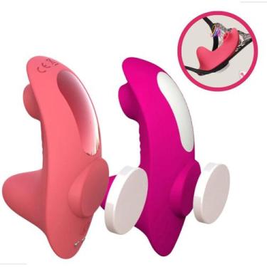 Imagem de Vibrador Calcinha Pulsador Sugador Ponto G Imã Massageador - Vbrante