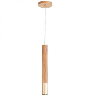 Imagem de Lustre Pendente Legno Madeira 35cm Made - Madelustre