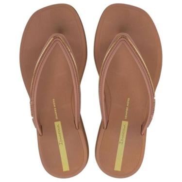 Imagem de Chinelo de Dedo Feminino Conforto Dia a Dia Ipanema Glow, Rosa, Amarel