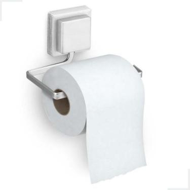 Imagem de Suporte Banheiro Lavabo Porta Papel Higiênico de Parede Fixação Dupla 