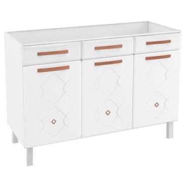 Imagem de Balcão de Cozinha Aço Telasul Mirage New S/ Tampo P/ Pia