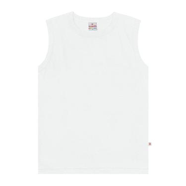 Imagem de Regata infantil menino em meia malha Brandili-Branco