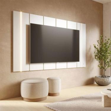 Imagem de Painel para TV Até 75 Polegadas Maggiore com Led Off White Matte - Colibri