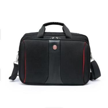 Imagem de Bolsa Transversal Executiva Notebook Masculina Crosswave Antifurto Cadeado 15 Litros-Ma...