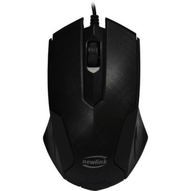 Imagem de Mouse óptico USB 1000DPI GRID com Cabo de 1,5M - Newex