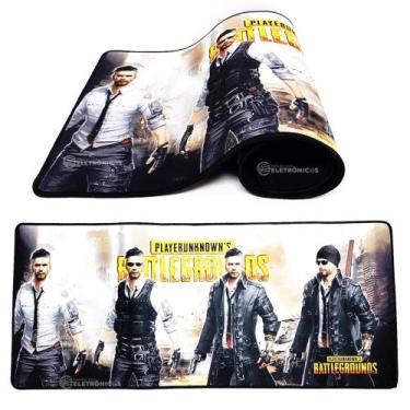 Imagem de MousePad Gamer XXL com Superfície Macia e Espaço para Teclado e Mouse 