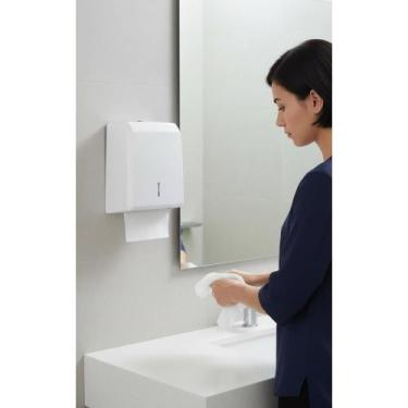 Imagem de Dispenser Papel Toalha Interfolha Banheiro Branco - Congratulations St