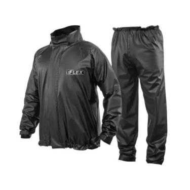 Imagem de Capa de Chuva Delta Flex Básica PVC Impermeável Motociclista Motoboy M
