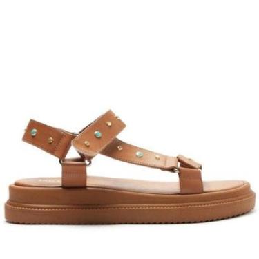 Imagem de PAPETE PLATAFORMA DIANA TACHAS MARROM  C 30578 0009 0001 ANACAPRI-Feminino