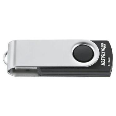 Imagem de Pen Drive Multilaser Twist2 32gb Preto/prata