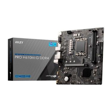 Imagem de Placa Mãe MSI H610M-G PRO, Intel, MATX, DDR4 - PRO H610M-G DDR4-Unissex