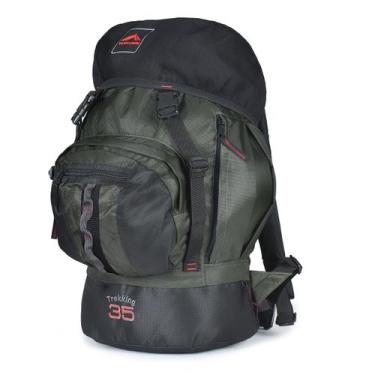 Imagem de 0035 . mochila trekking 35 . trilhas e rumos - Trilhas & Rumos, Verde 