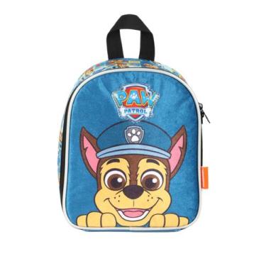 Imagem de Lancheira Escolar Infantil Média de Costas Peluciada Patrulha Canina -