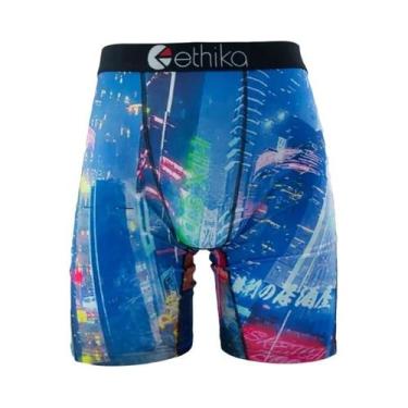 Imagem de Cuecas Boxer Masculinas plus Size Em Malha Respirável ETHIKA, Roupa De