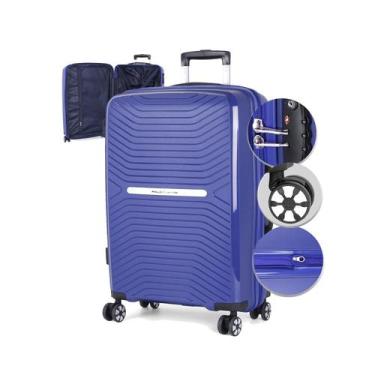 Imagem de Mala Bordo 10kg Polipropileno Inquebrável Super Premium, Cadeado Inter