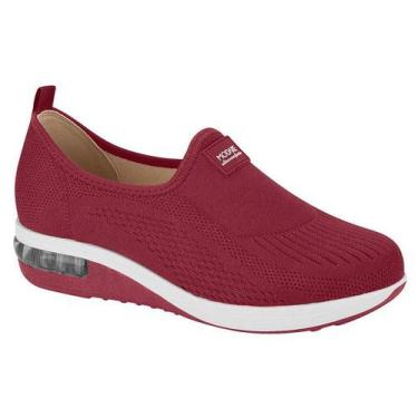 Imagem de Tênis Modare Slip On Gel Tech Ultraconforto 7320 217 33/40, Vinho, 38