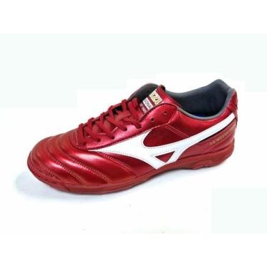 Imagem de Chuteira Morelia Society AS PRO 2 Couro vrm/bco - Mizuno, 42