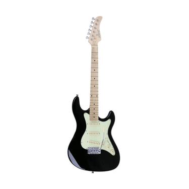 Imagem de Guitarra Elétrica STS100 BK Estilo Stratocaster com 3 Captadores Single Coil Preta Fosca Strinberg