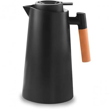 Imagem de Garrafa Térmica 1L Design Elegante para Café Chá e Bebidas Quentes Aço Inoxidável Cabo...
