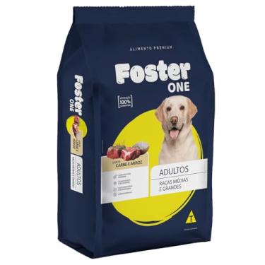 Imagem de Ração para Cães Adultos Raças Médias e Grandes Carne – Foster One – 10,1kg