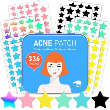 Imagem de Adesivo para acne LitBear Pimple Patch 336 pontos com óleo de melaleuc