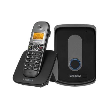 Imagem de Interfone Telefone sem Fio com Ramal Externo Intelbras TIS 5010 com Sistema Dect 6.0 e Abertura de Portões