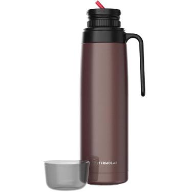 Imagem de Garrafa Térmica 100% Inox Inquebrável Chimarrão 1l Termolar