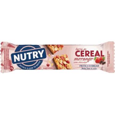 Imagem de Barra de Cereal (22g) - Sabor: Morango c/ Chocolate - Nutry