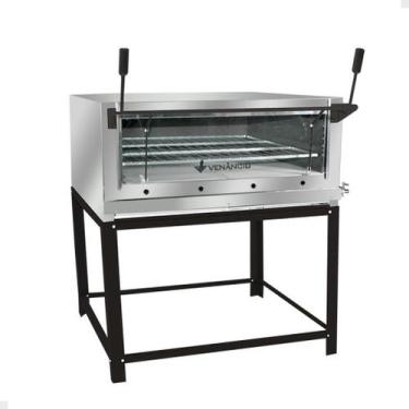 Imagem de Forno Refratário À Gás Inox 80x62 Cm Roma Firi90 Venâncio - Venancio