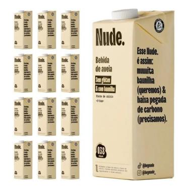 Imagem de Nude Pack Leite de Aveia Baunilha 1l - Caixa 12 Unidades - Congratulat