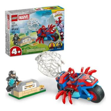 Imagem de Lego Marvel Spidey Em Sua Motocicleta Vs Rinoceronte - original