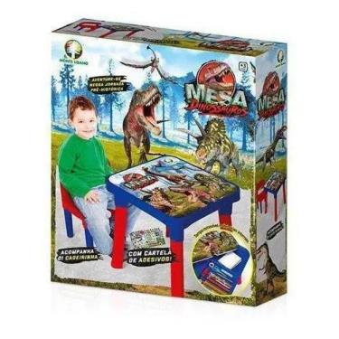 Imagem de Conjunto Infantil Mesa Com Cadeira Dinossauro - Monte Líbano