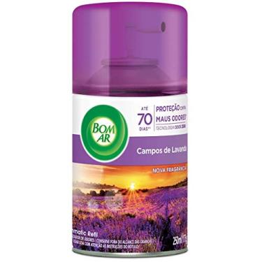Imagem de Bom Ar Aromatizador de Ambiente Automático Aerossol Freshmatic Campos de Lavanda Refil 250ml