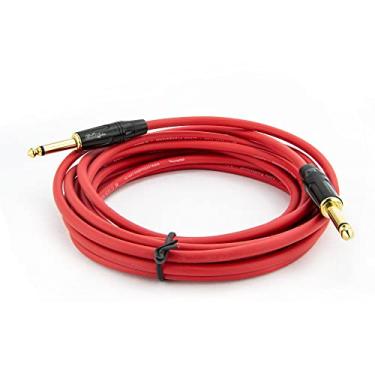Imagem de Cabo P10 para P10 Mono Profissional - Vermelho 45 Metros