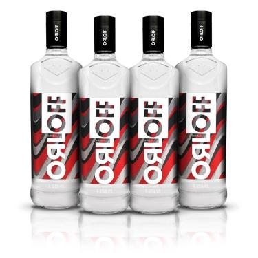 Imagem de Kit Vodka Orloff 1L - 4 Unidades