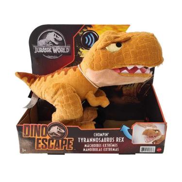 Imagem de Boneco Dinossauro Pelucia Jurassic World Morde Sons Mattel