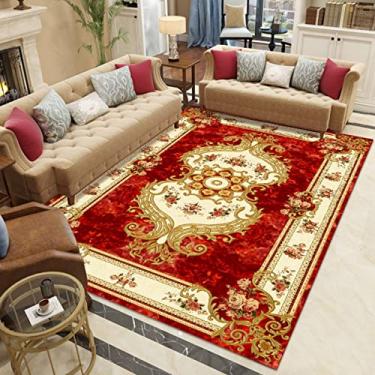 Imagem de youyoucool Tapetes multicoloridos – Tapetes modernos com padrões abstratos tapete de área de pilha média, 200 x 299 cm