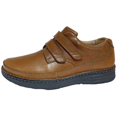 Imagem de Drew Mansfield - Tênis ortopédico masculino casual, Brown Leather, 15 Wide