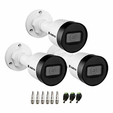 Imagem de Kit 3 Câmeras Intelbras 4 MP - VIP 1430 B G2 com Lente 3,6mm Bullet Compatível Com A Tecnologia PoE, Resistente à Chuva IP67 + Conectores