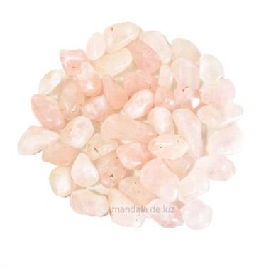 Imagem de Kit De Pedra Quartzo Rosa Natural Cristal Pequeno 100G - Mandala De Lu