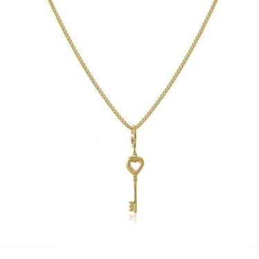 Imagem de Colar Com Pingente De Chave Com Argolinha