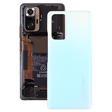 Imagem de HUANGYUNCHAO Acessórios telefônicos Tampa traseira da bateria original para xiaomi redmi nota 10 pro max/redmi nota 10 pro 4g / redmi nota 10 pro m2101k6p m2101k6g m2101k6i m2101k7ai m2101k7ai m210