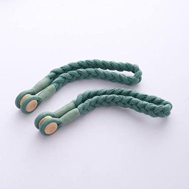 Imagem de Cortina de corda de torção fivela magnética criativa simplicidade tira de cortina de cortina ímã fivela tira de cortina prendedores de cortina suportes, T2, 2 PCS