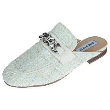 Imagem de Steve Madden Women's Rally Mule Slip On Loafer, Beige Multi, 7.5