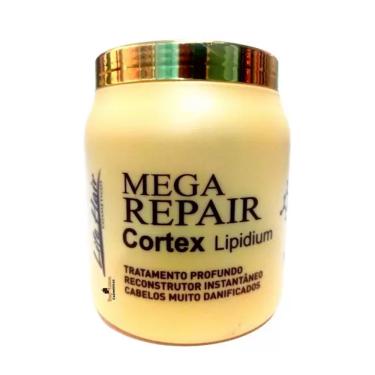 Imagem de Máscara Mega Repair Cortex Lipidium Hidratação Completa Life Hair 1000g