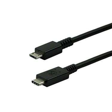 Imagem de GE Cabo de carregamento USB C para micro USB, carregamento 15W, preto, 33781