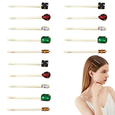 Imagem de 15 peças de grampos de cabelo de cristal retrô grampos de cabelo grampos decorativos vintage grampos de cabelo ferramentas de estilo de cabelo acessórios para mulheres e meninas (5 estilos)